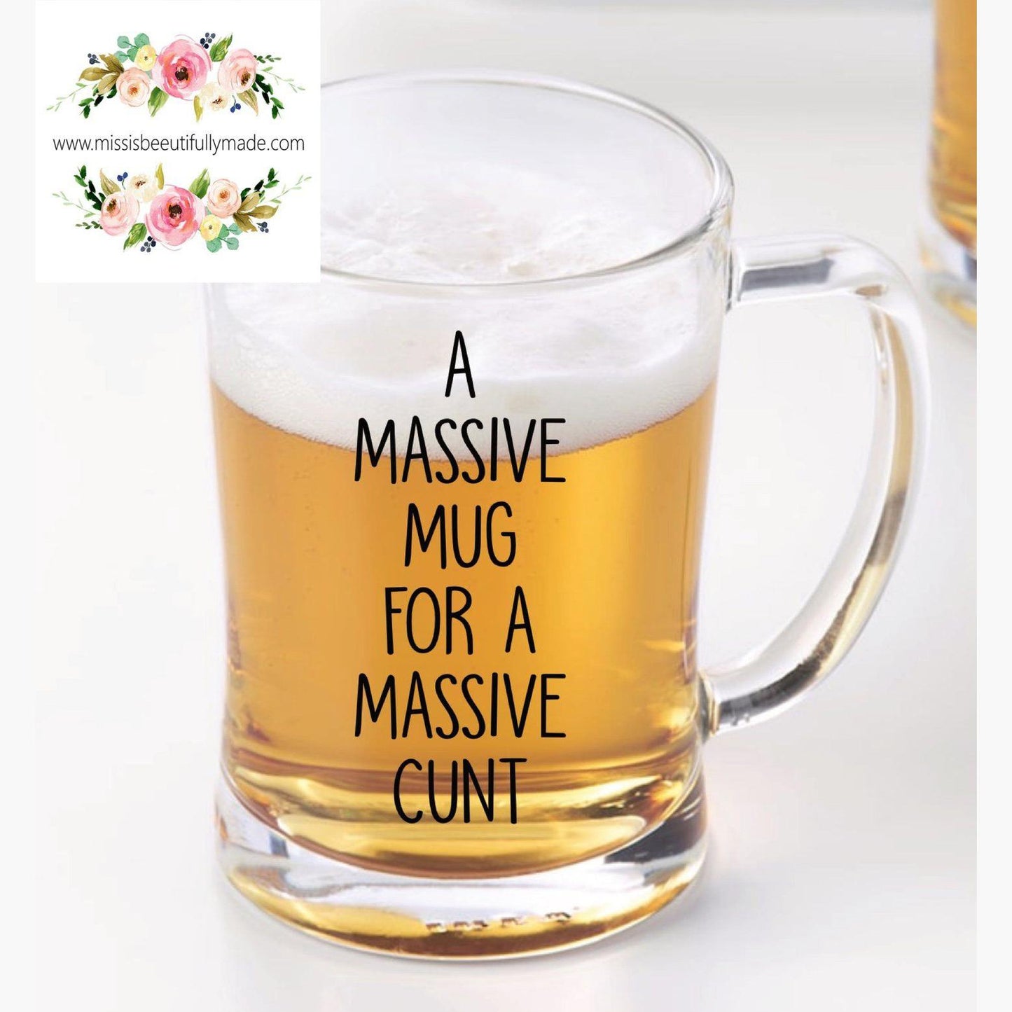 Beer Mug Tankard - A Massive Mug For A Massive Cunt