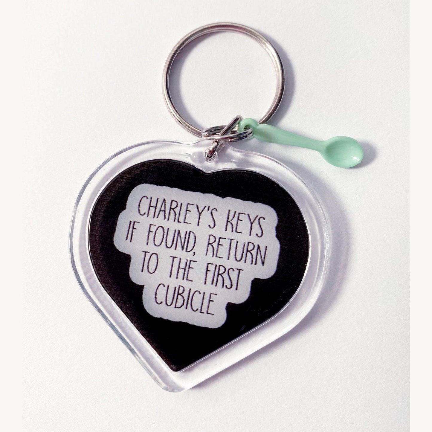 Spoon Heart keyring