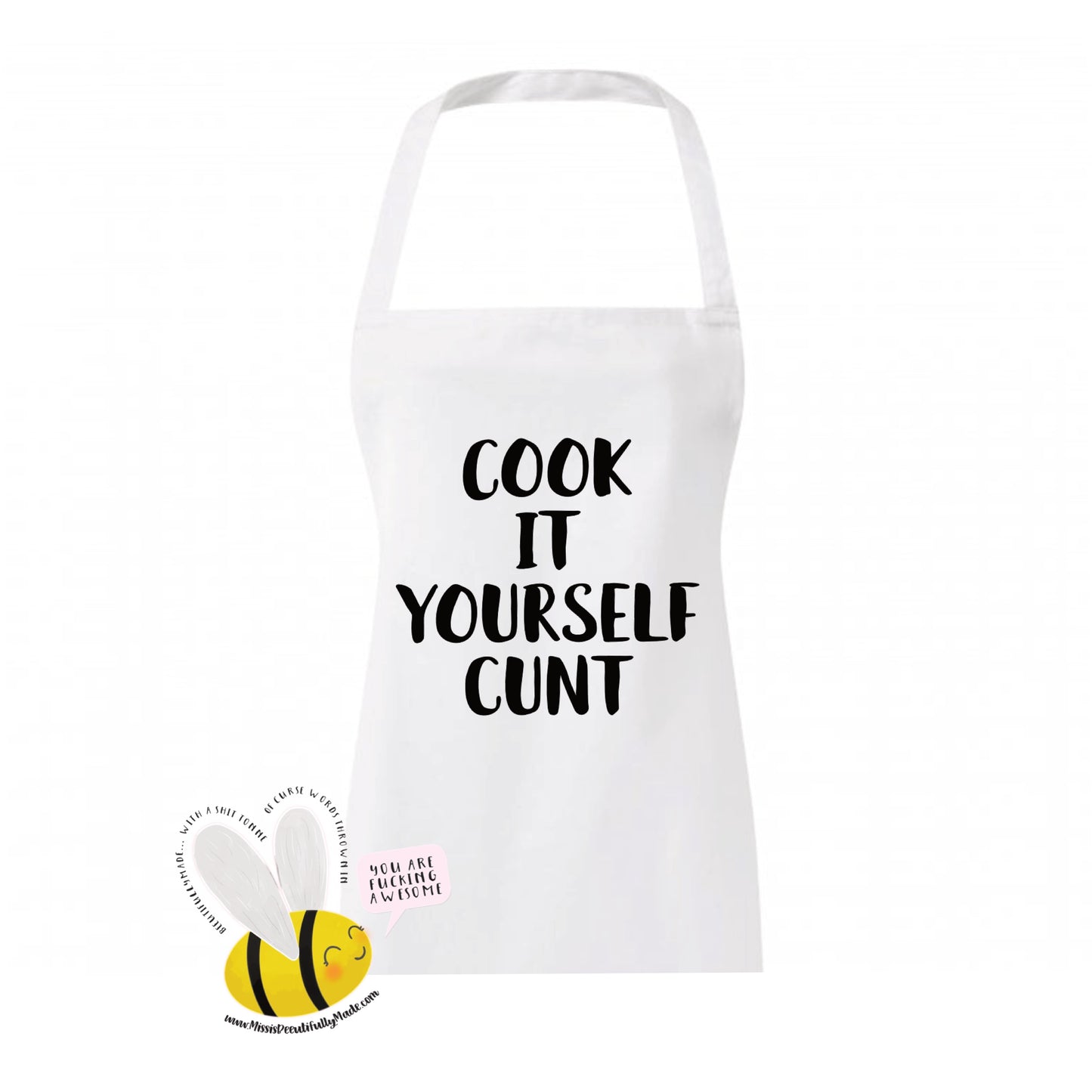 Cooking apron/pinny- cook it yourself cunt