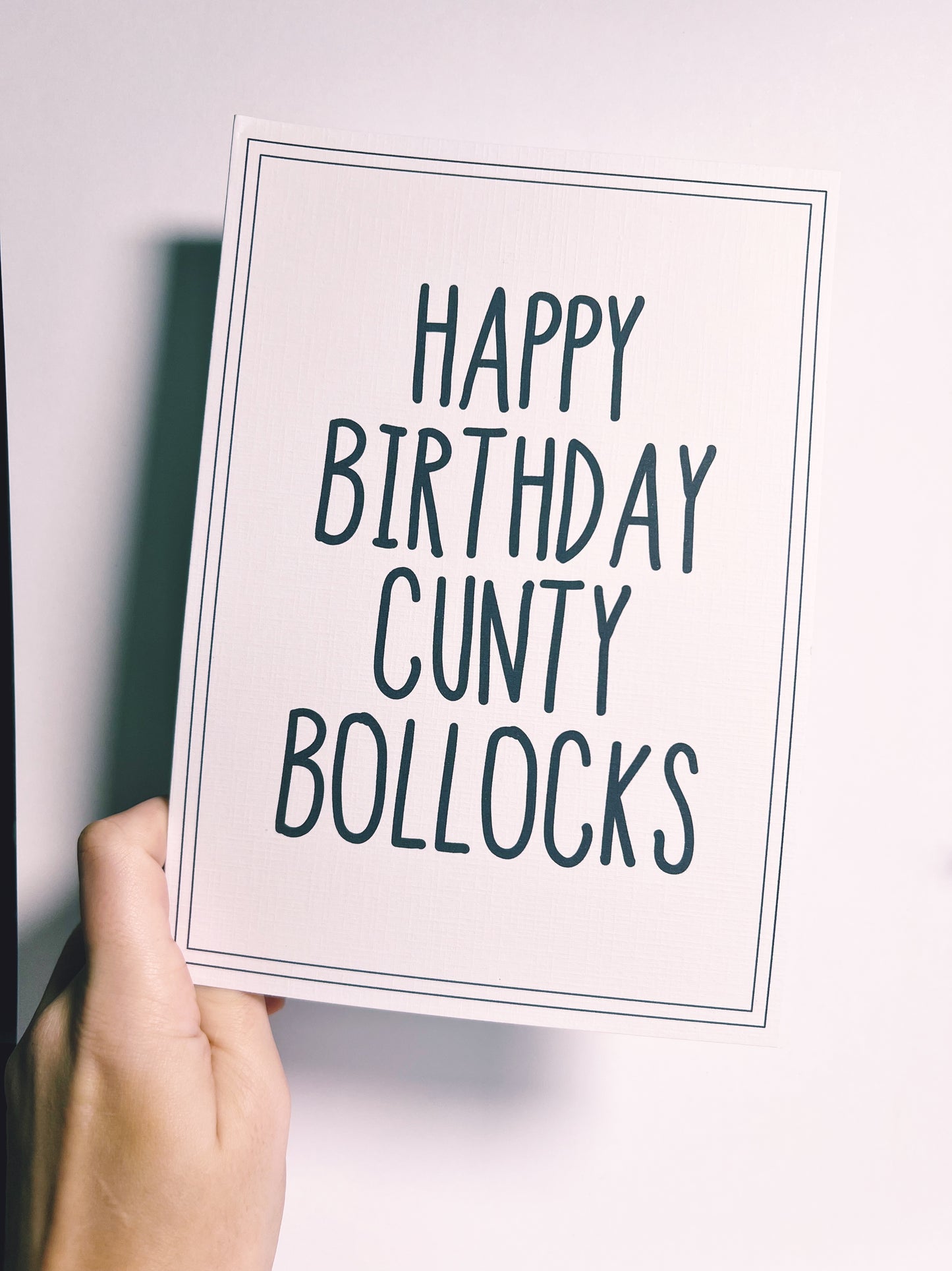 Clearance Card - Cunty Bollocks