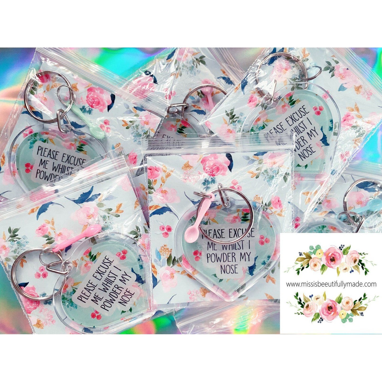 Spoon Heart keyring