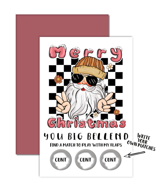 Christmas Scratch Card - You Big Bellend