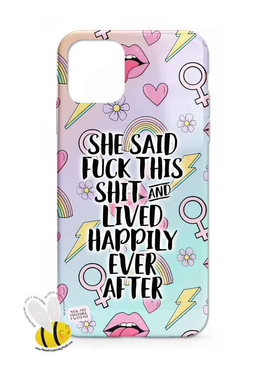 iPhone Case - She said fuck this shit… (retro design)