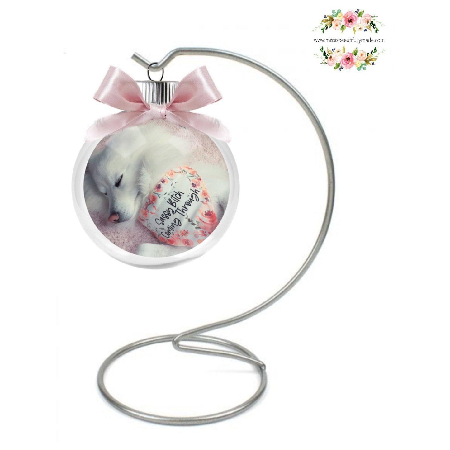 Glass Bauble & Stand