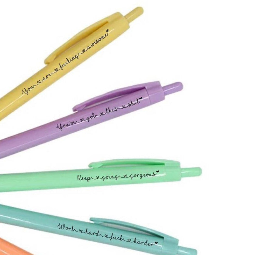 Rainbow Pen pack - Positivity Quotes