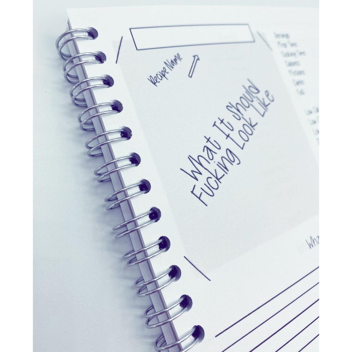 Recipe book - Donut design
