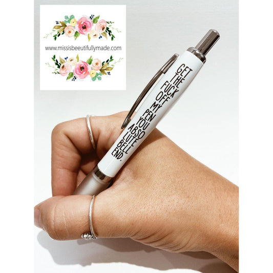 Pen - Get the fuck off my pen you absolute bell end
