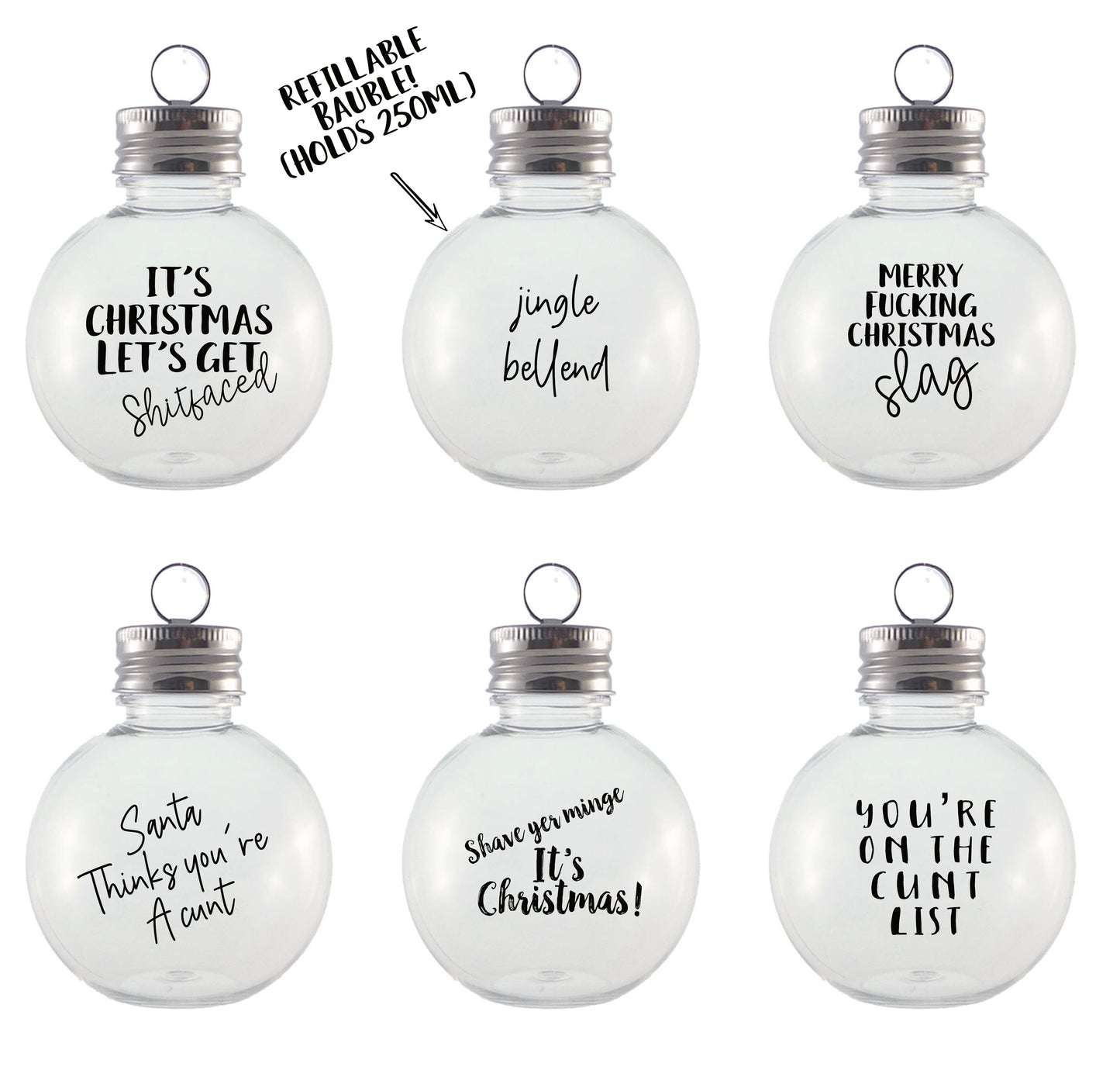 Fillable Bauble - Mixed Designs