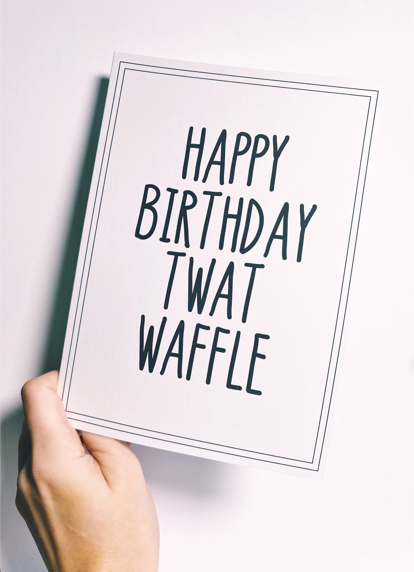 Clearance Card - Twat Waffle