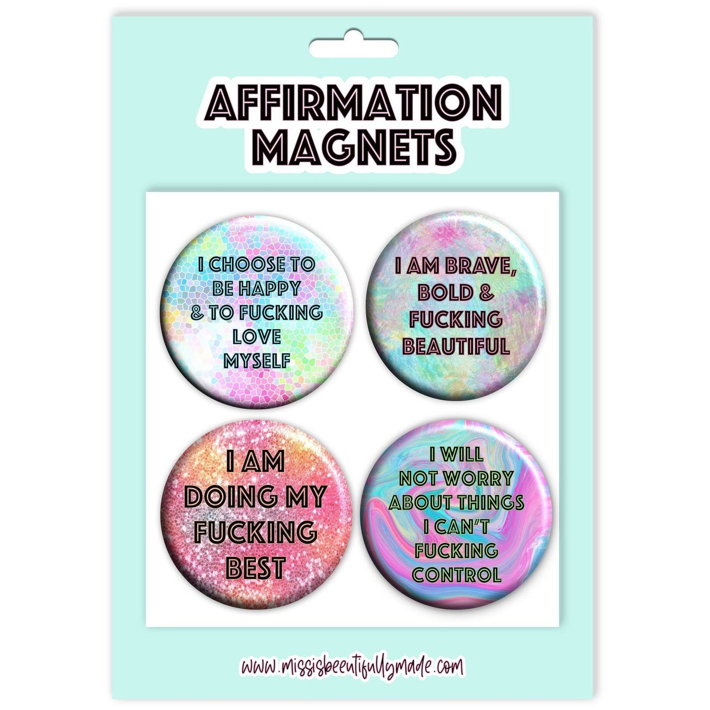 Magnets - Affirmation 4 Pack