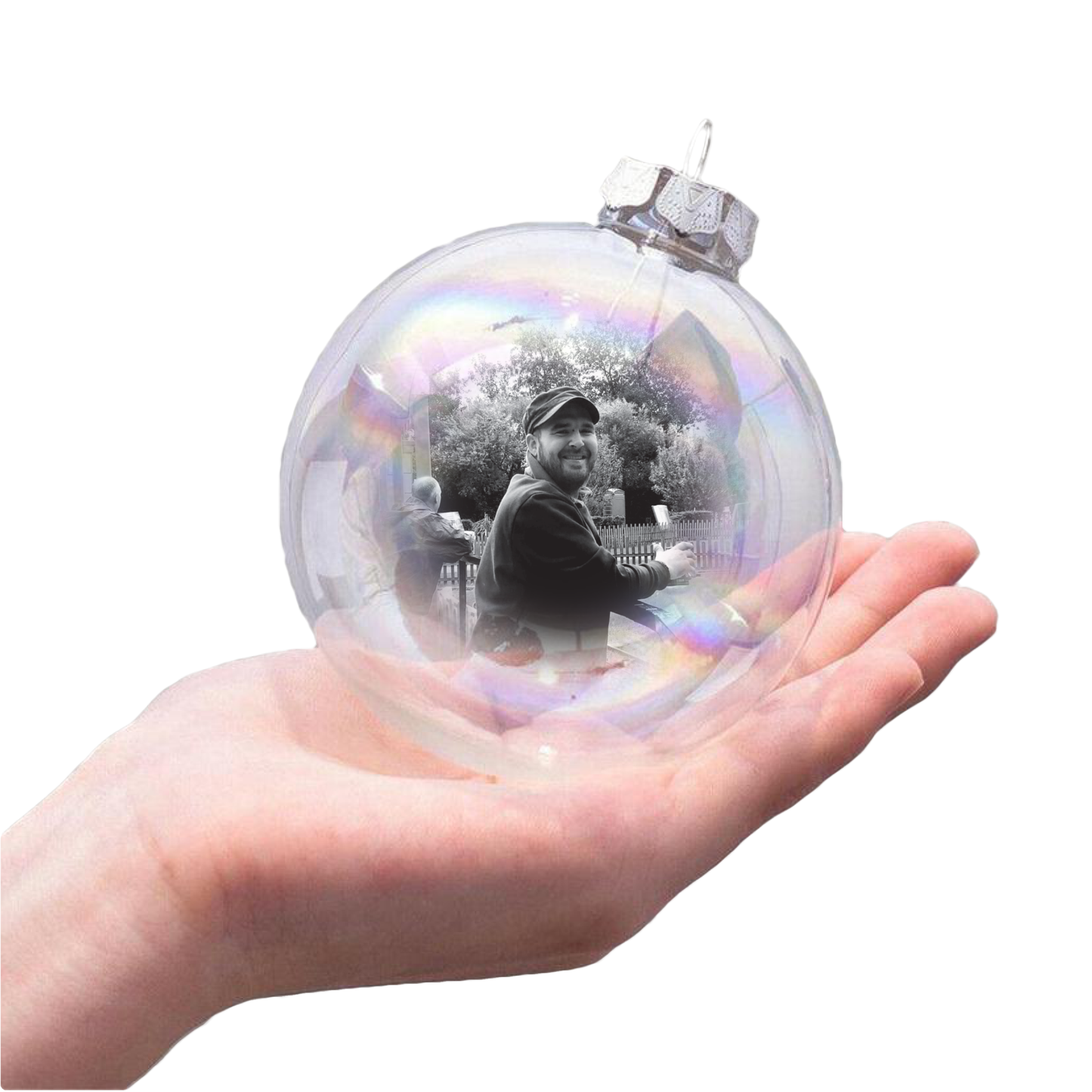 Iridescent Photo Bauble